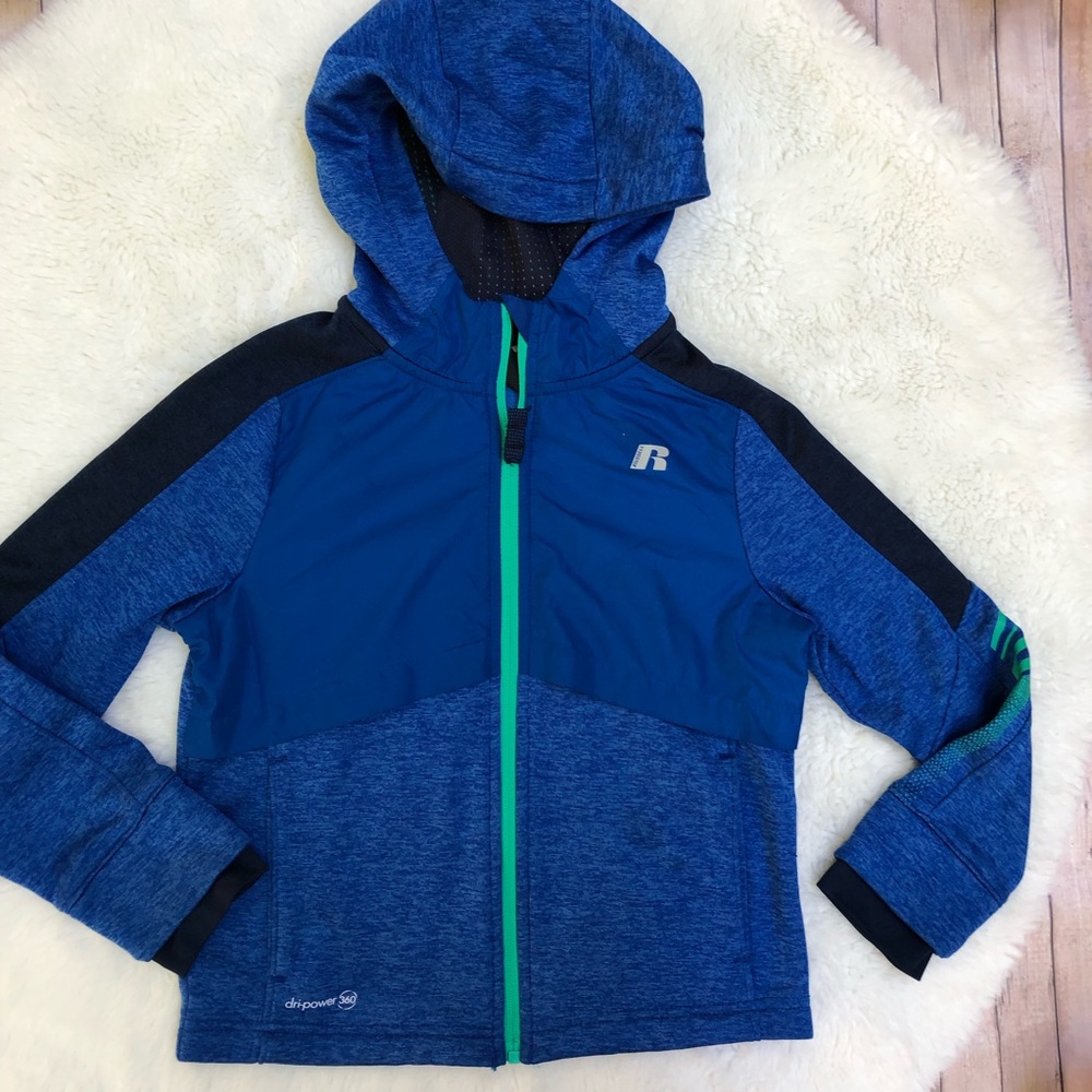 Russell Boys Active Woven Windbreaker Jacket, Clothing Size: M (8)…..B(5)
